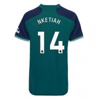 Arsenal Eddie Nketiah #14 Tredjedrakt Dame 2023-24 Kortermet